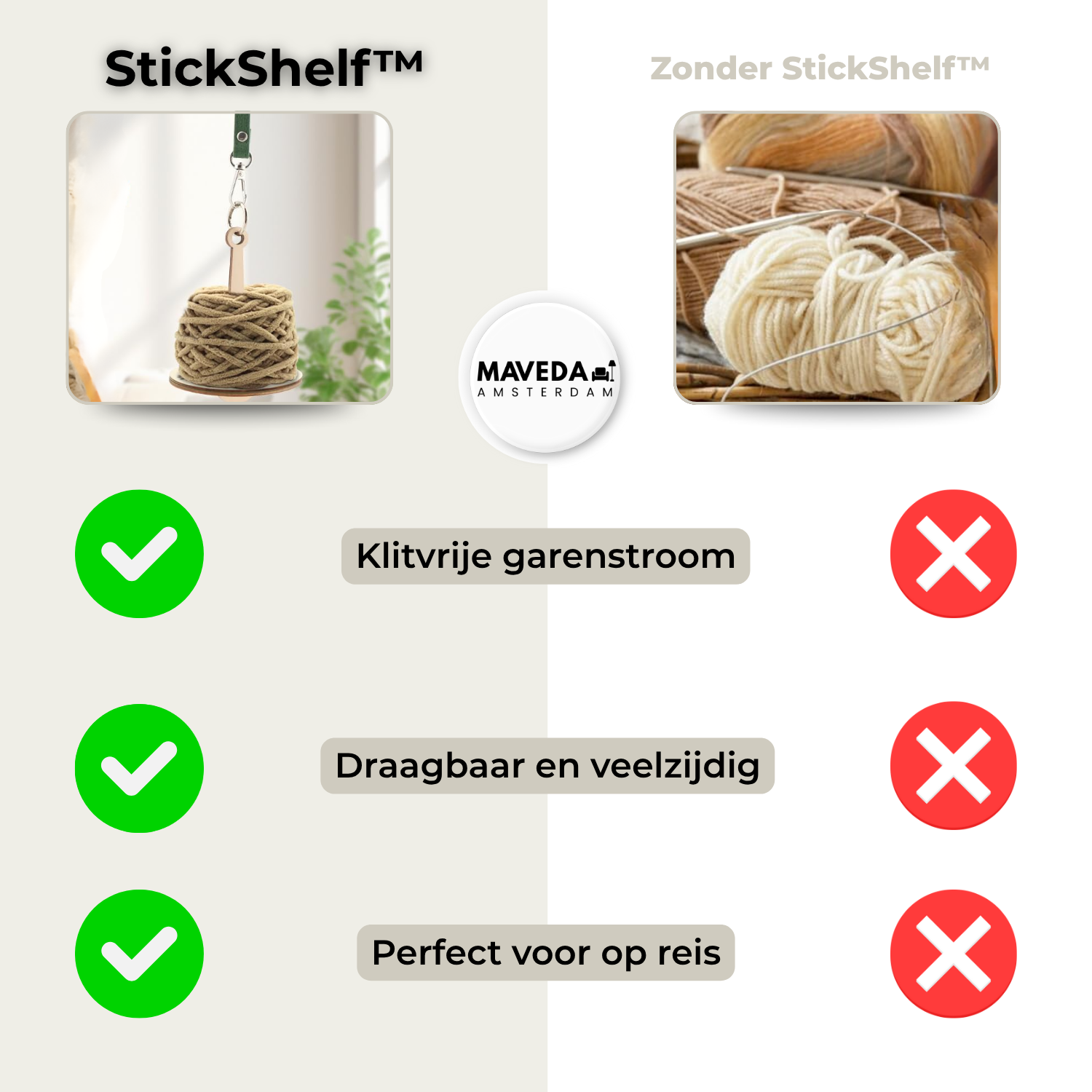 YarnMate™ - garen altijd bij de hand op reis