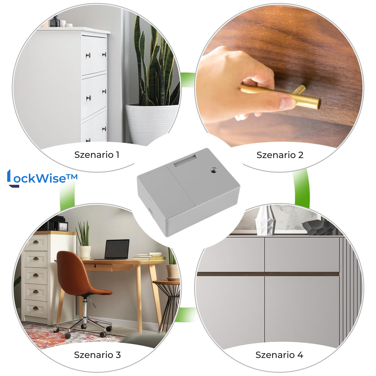 Strakke RFID-kastsleutel voor beveiligde deuren en laden