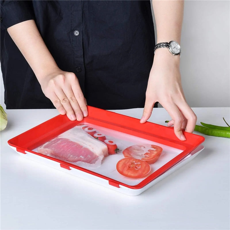 2+1 GRATIS | SealTray - Creatieve schaal voor het bewaren van voedsel