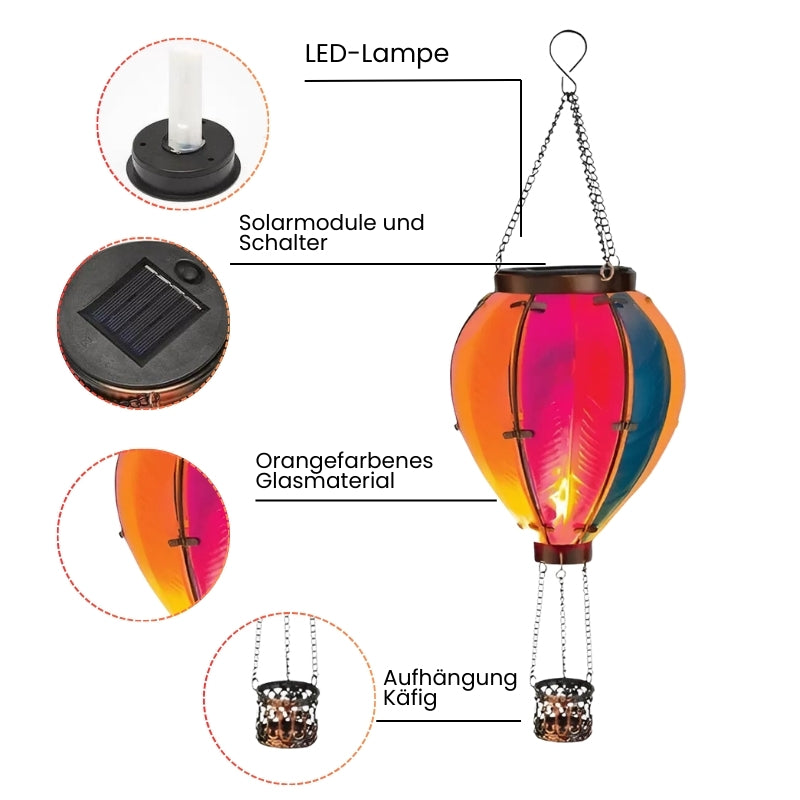 50% KORTING | LumiBalloon™ - Heteluchtballon op zonne-energie met vlameffect (laatste dag korting)