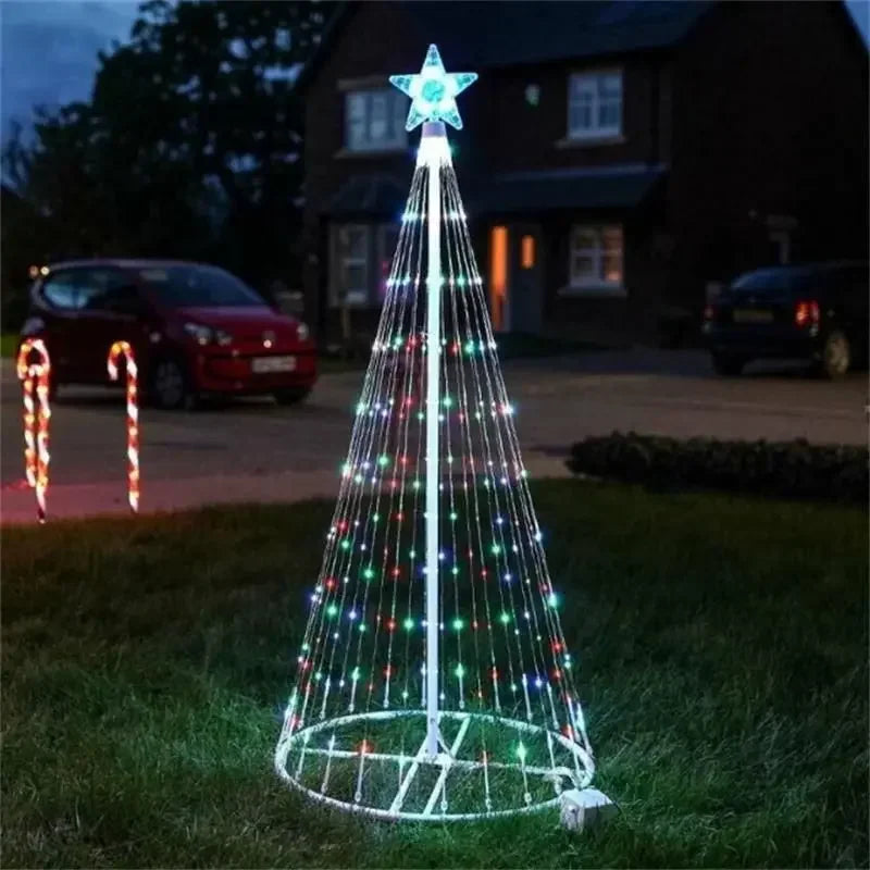 50% KORTING | SparklePine - Veelkleurige LED Kerstbomen [Laatste dag korting]