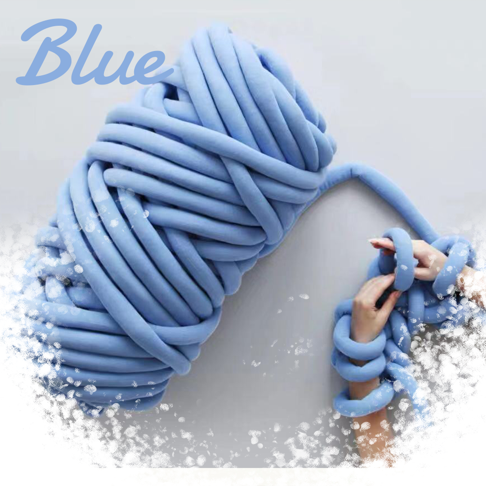 PlushLoops - DIY grof handgebreid buisgaren