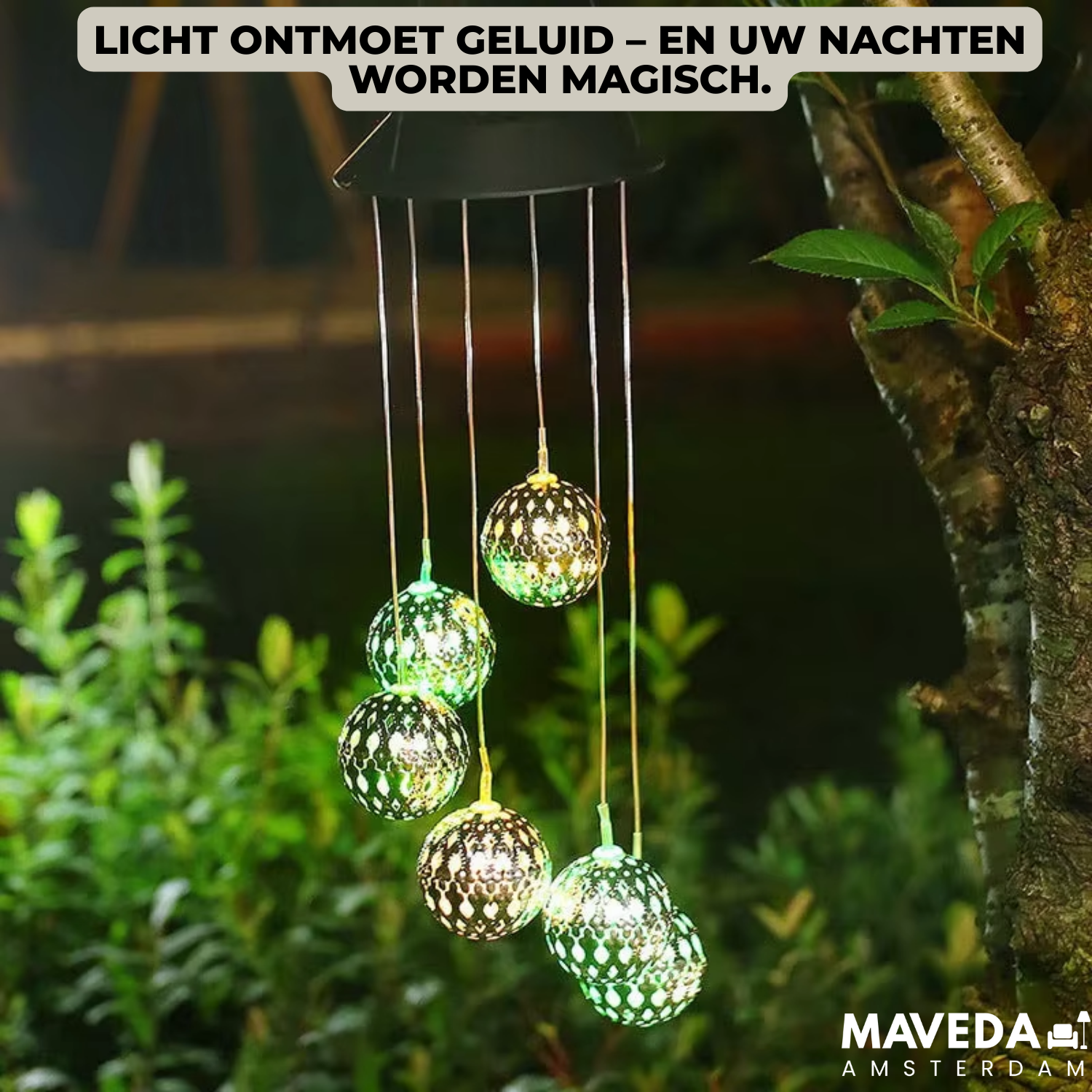 LumiBreeze™ - Transformeer je tuin met een kleurrijk lichtspel