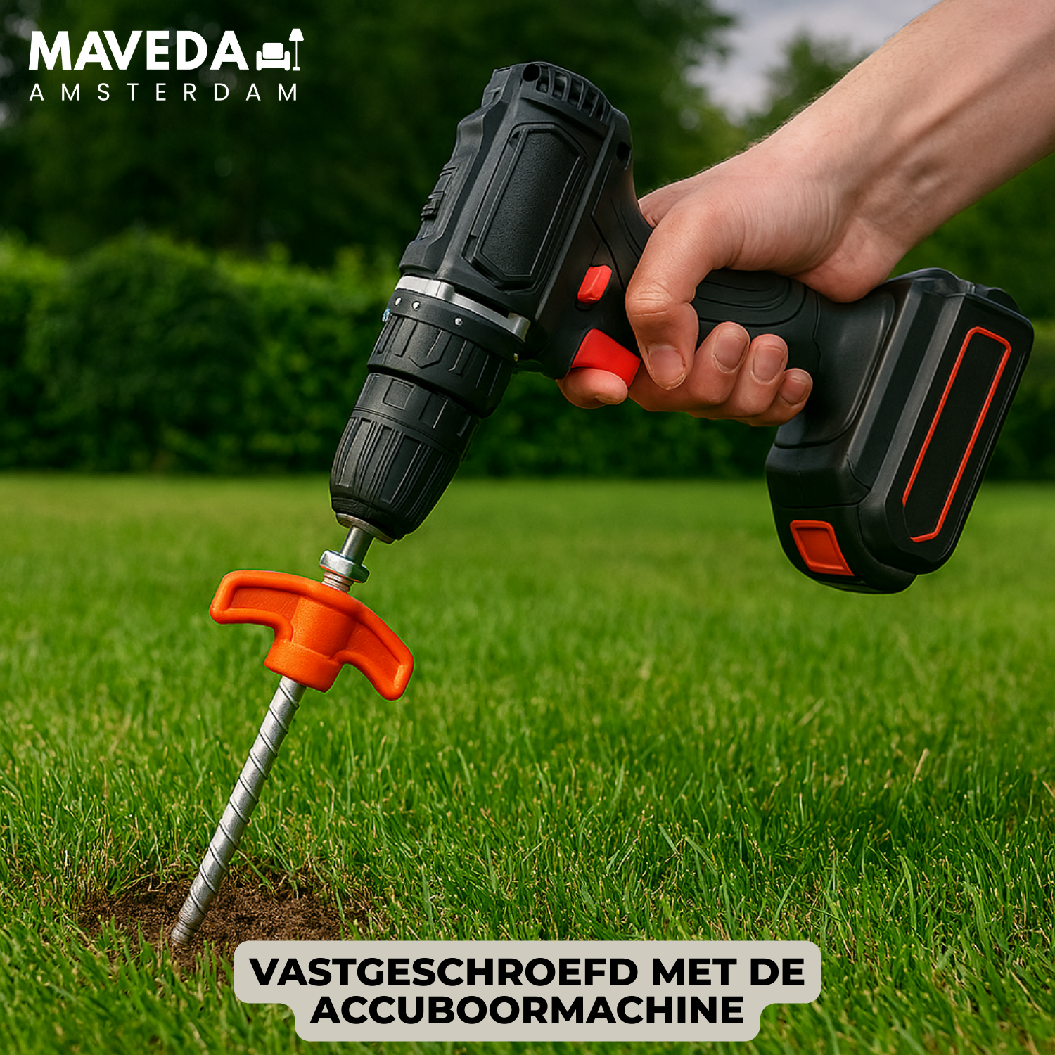2+2 GRATIS | DrillPeg™ - Veranker je tent veilig in seconden