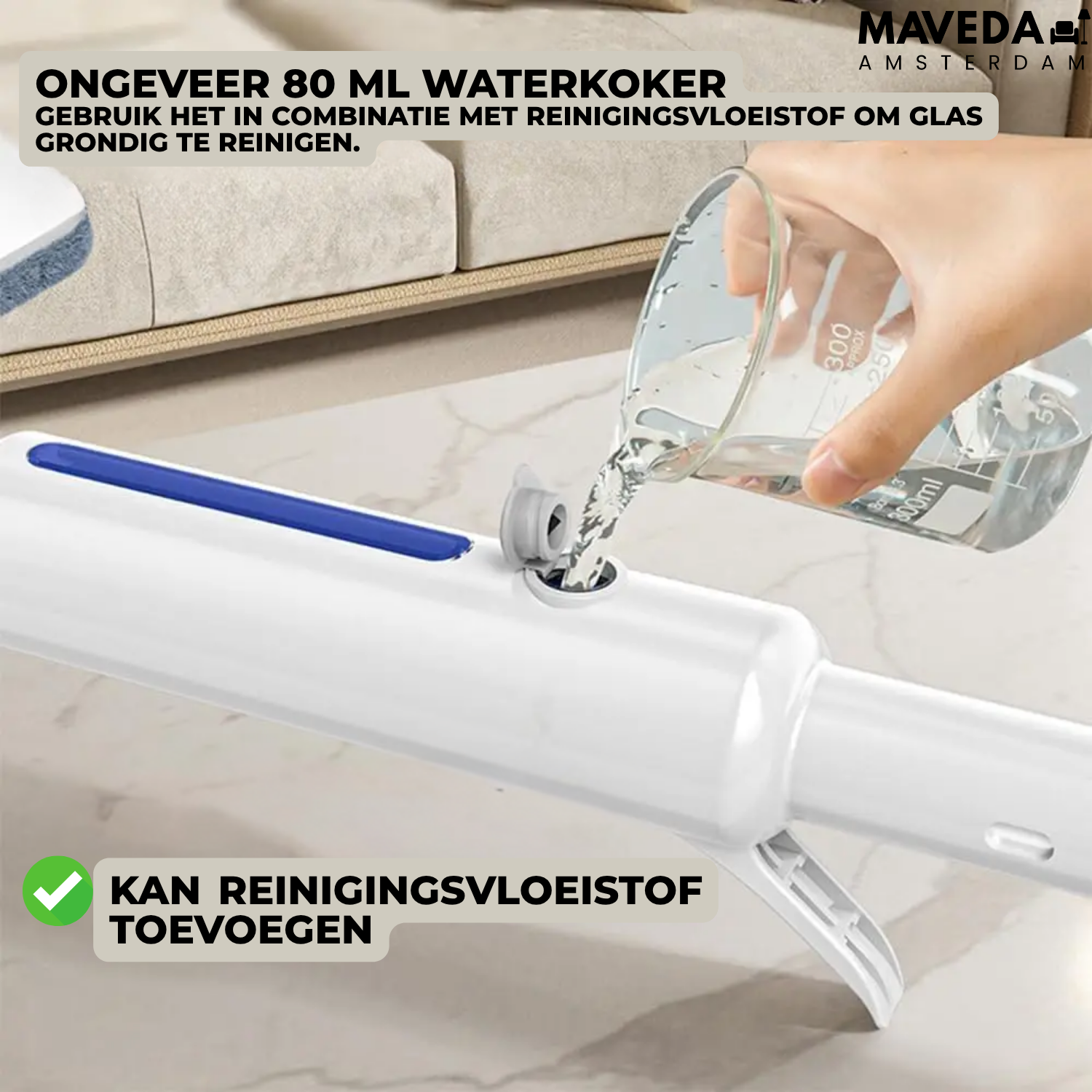GlassSwipe™ - streeploze glans met één veeg