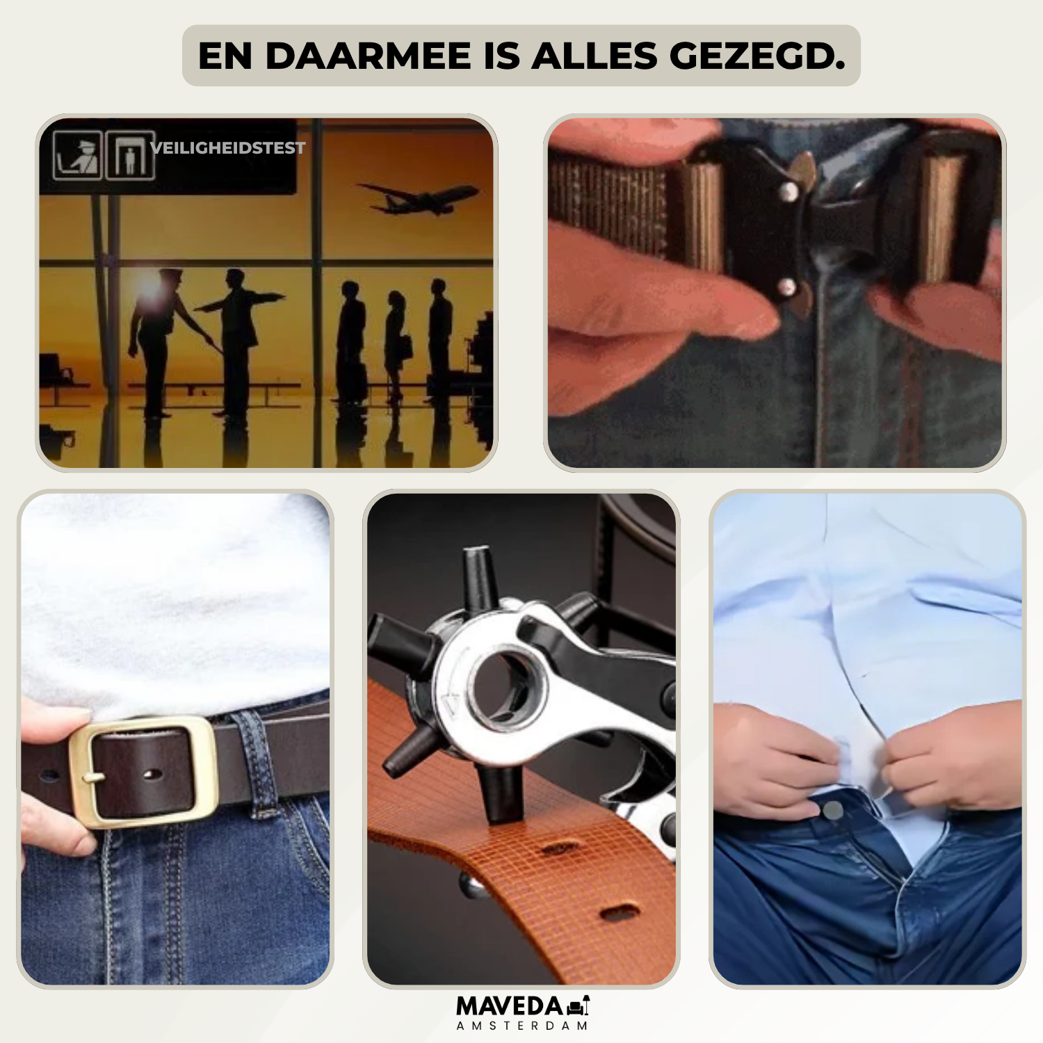 1+1 GRATIS | FlexiBelt - Onzichtbare greep zonder druk!