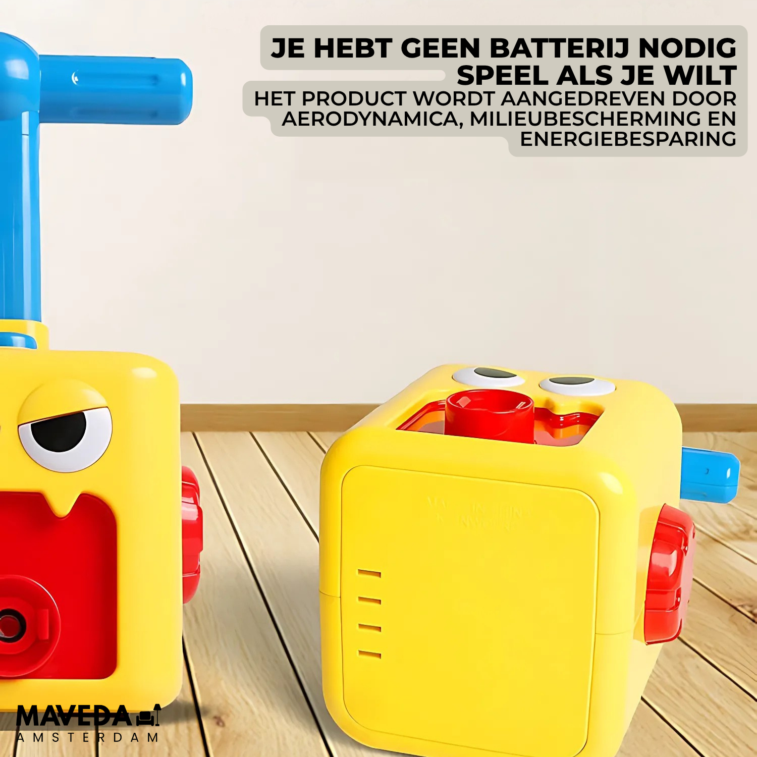 PowerBalloon Racer - natuurkunde voor kleine ontdekkingsreizigers