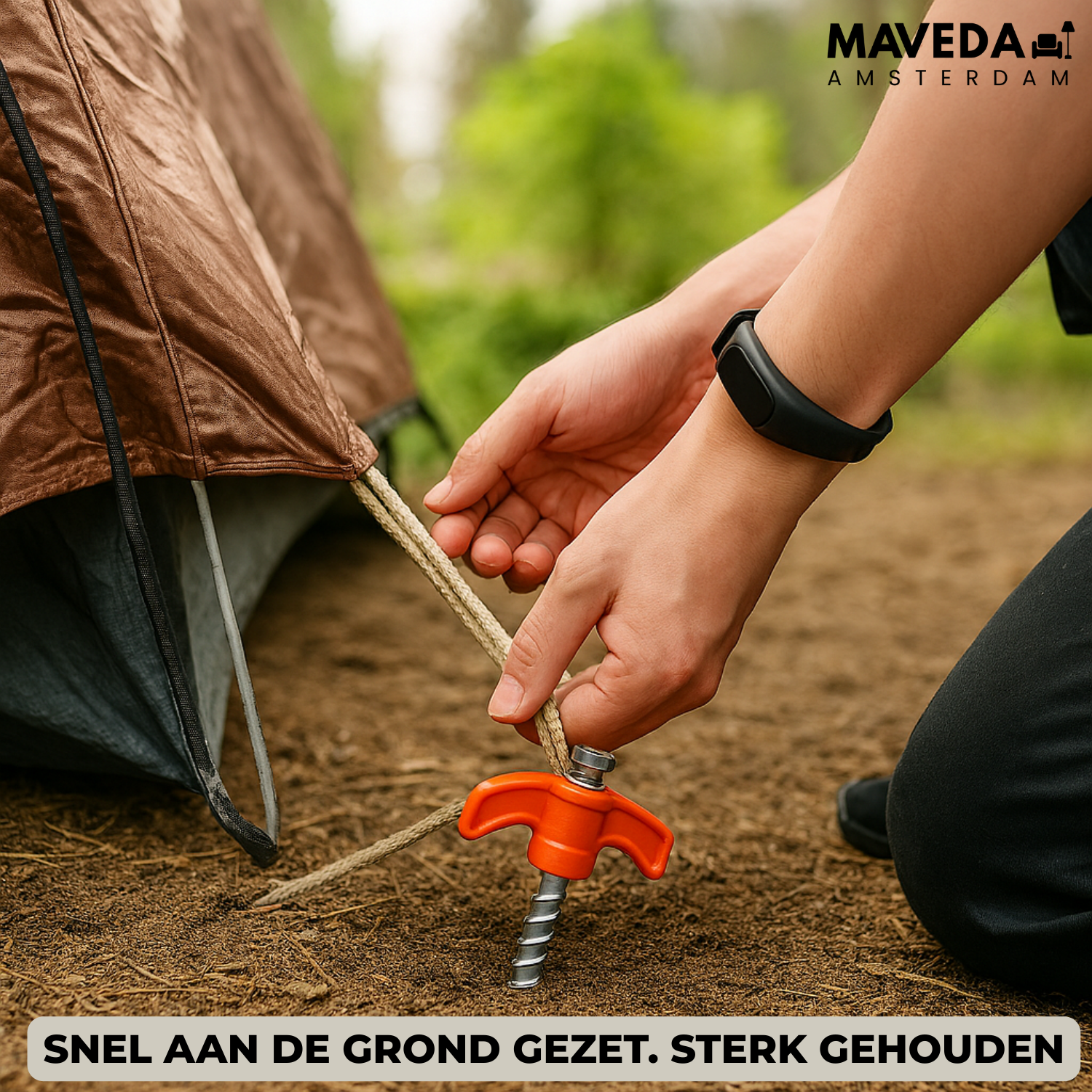 2+2 GRATIS | DrillPeg™ - Veranker je tent veilig in seconden