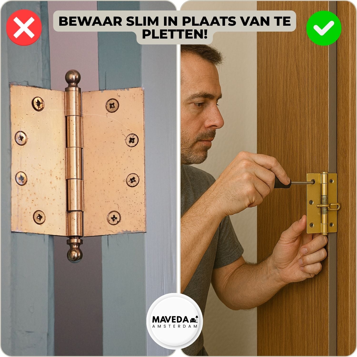 1+1 GRATIS | SwiftShut - Automatisch zelfsluitende deurscharnieren