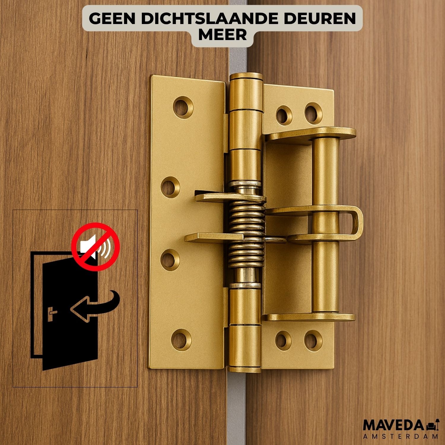1+1 GRATIS | SwiftShut - Automatisch zelfsluitende deurscharnieren