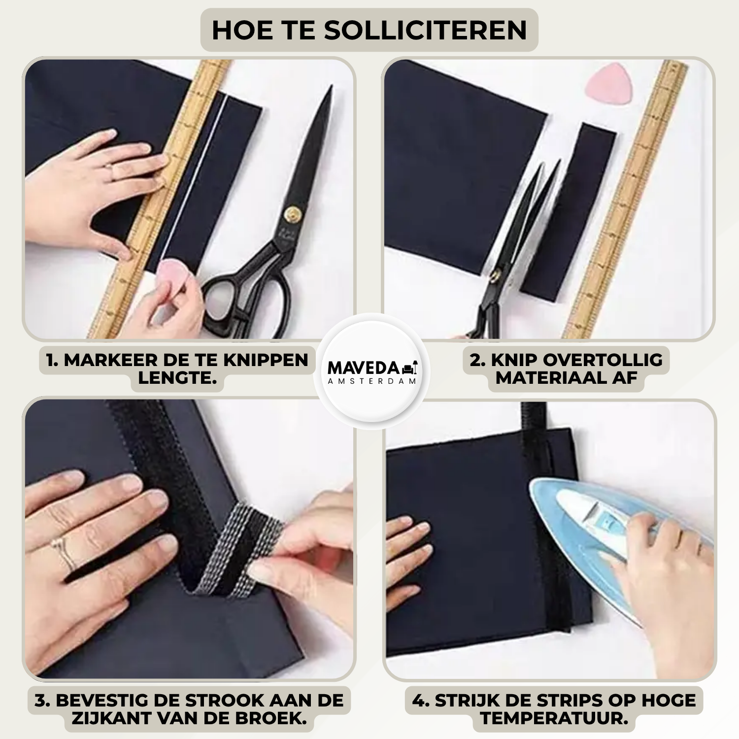 1+1 GRATIS | EasyHem - Perfecte broeklengtes in seconden