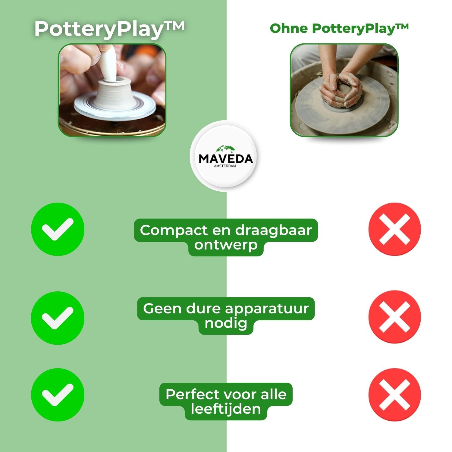 PotteryPlay™ - Leer thuis de kunst van het pottenbakken