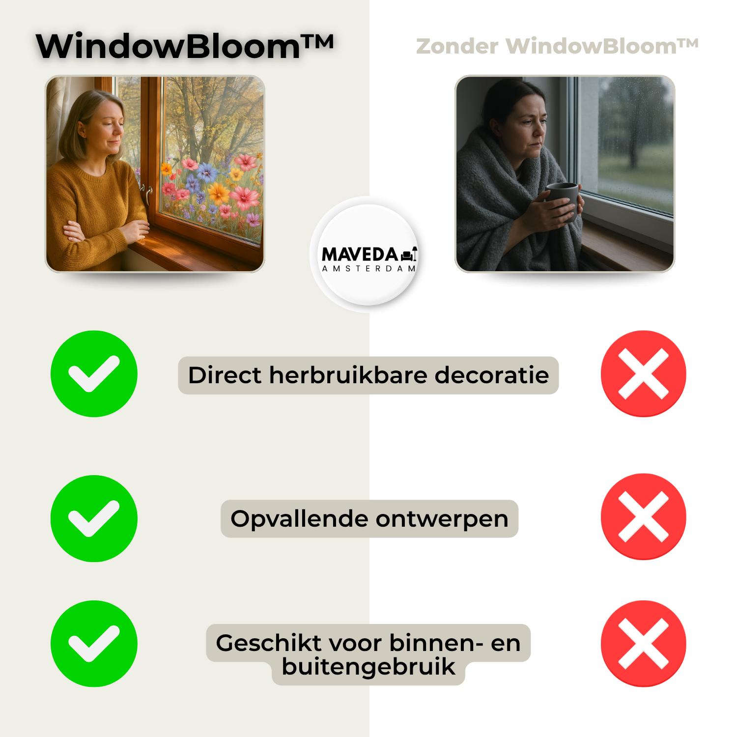 1+1 GRATIS | WindowBloom™ - Raamdecoratie voor elk seizoen