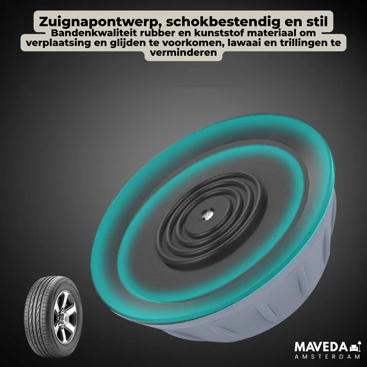 2+2 GRATIS | VibraFix - Maak een einde aan lawaaierige en schuddende wasmachines