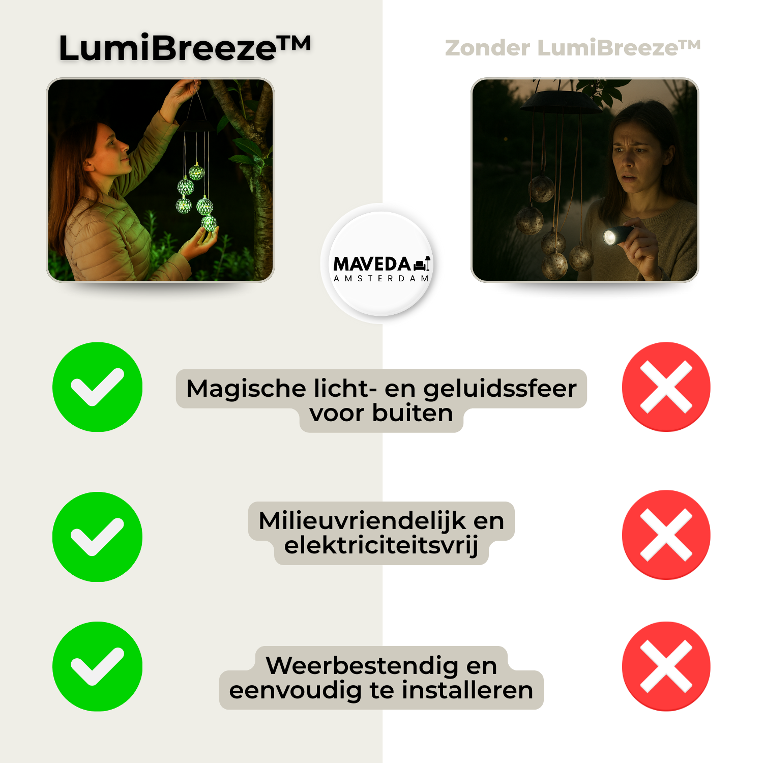 LumiBreeze™ - Transformeer je tuin met een kleurrijk lichtspel