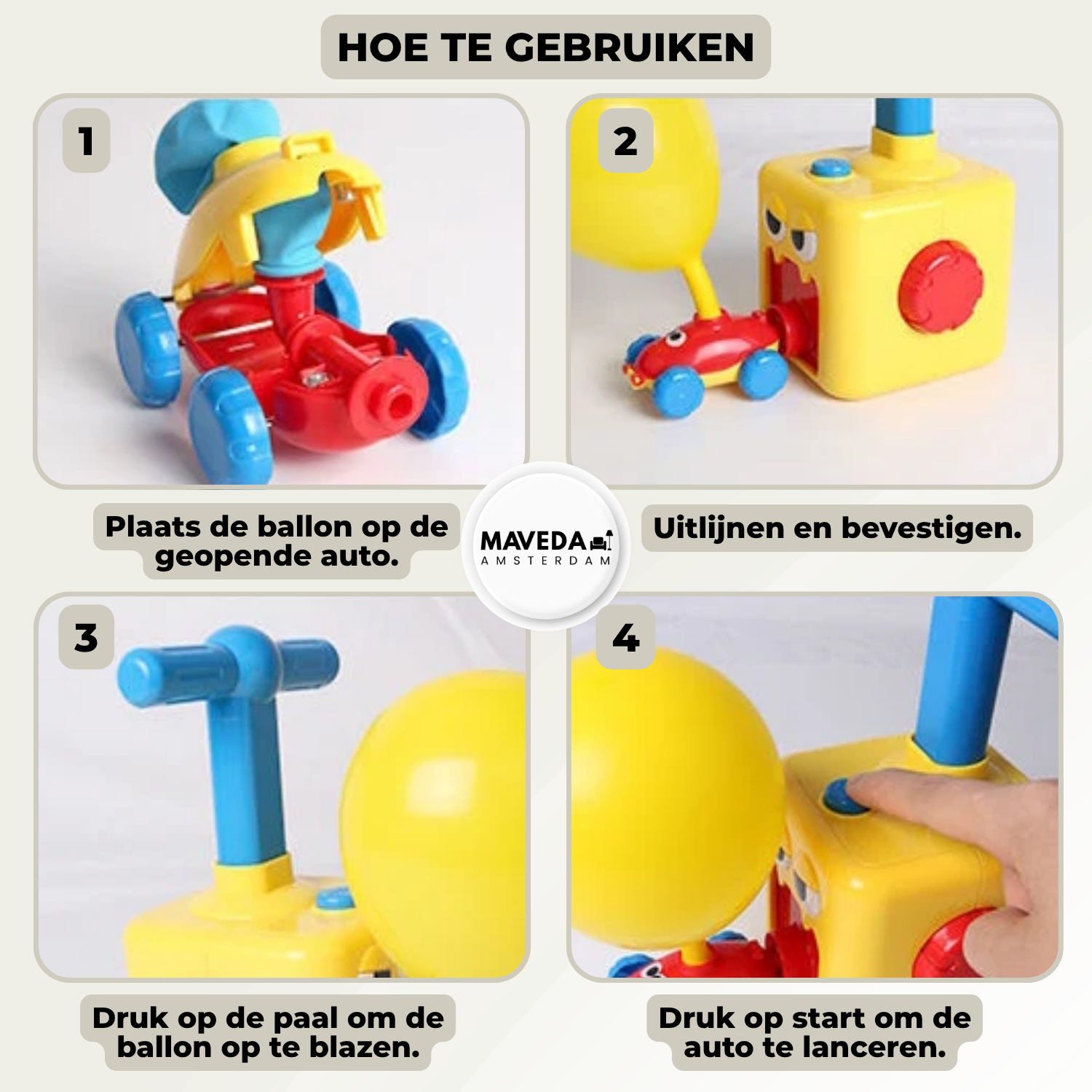 PowerBalloon Racer - natuurkunde voor kleine ontdekkingsreizigers