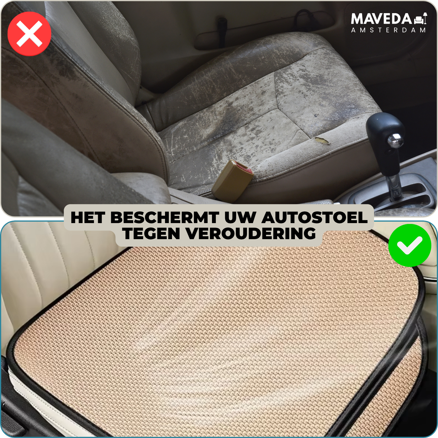 50% KORTING | CoolCushion - Waterabsorberend afdekkussen voor autostoel [Laatste dag korting]
