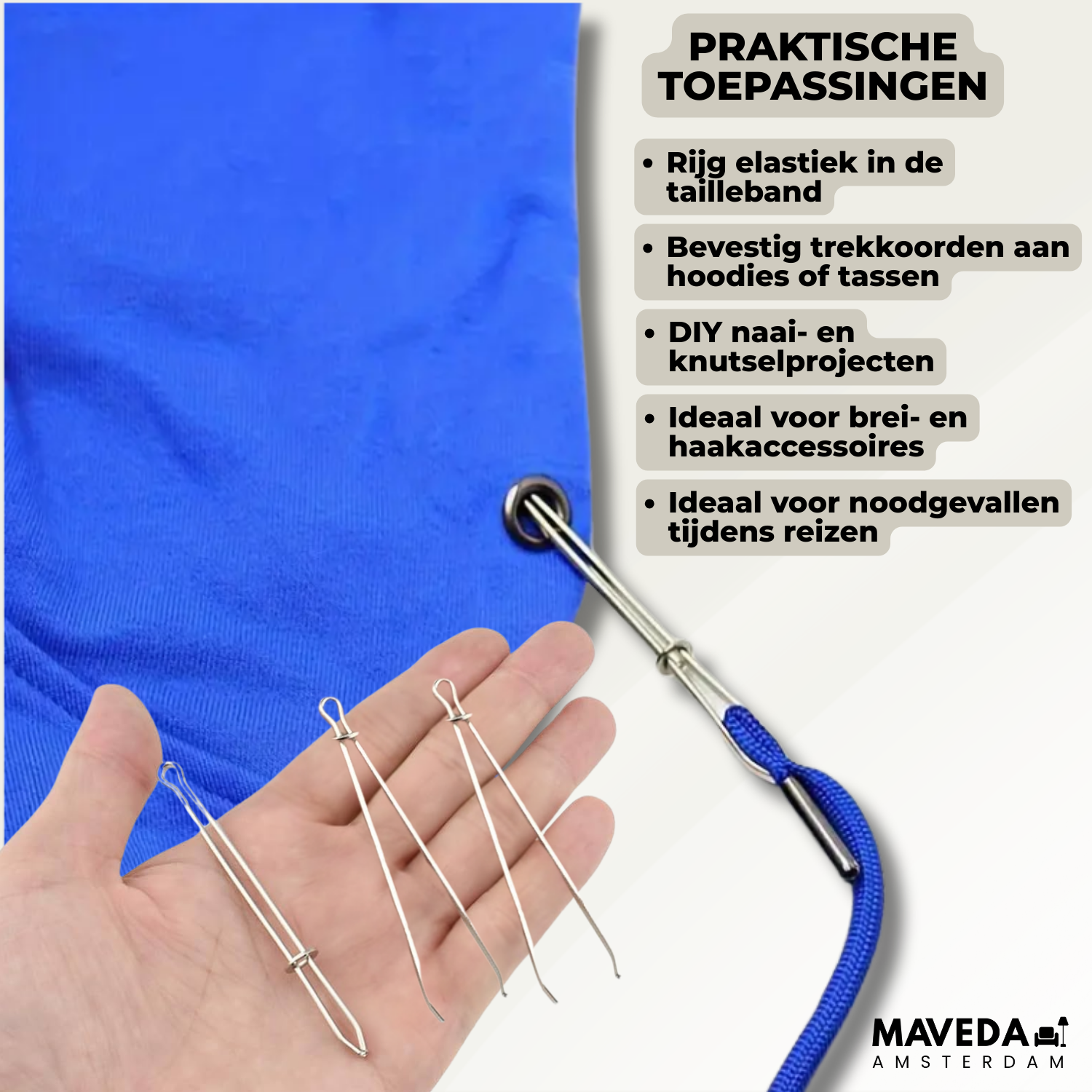 1+1 GRATIS | RopeClipper - DIY touw rijgklem