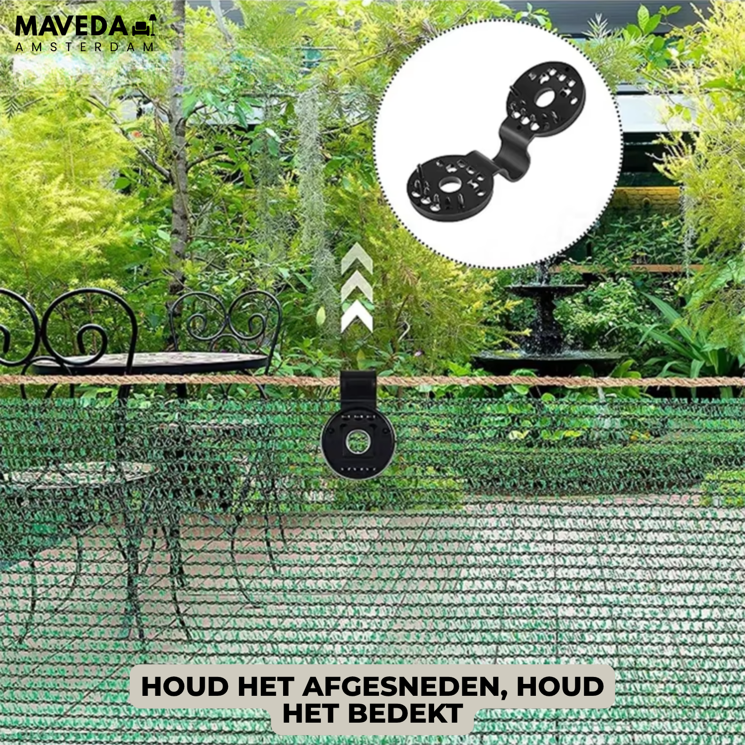 20+20 GRATIS | ShadeClips - De eenvoudige oplossing voor het veilig bevestigen van schaduwnetten