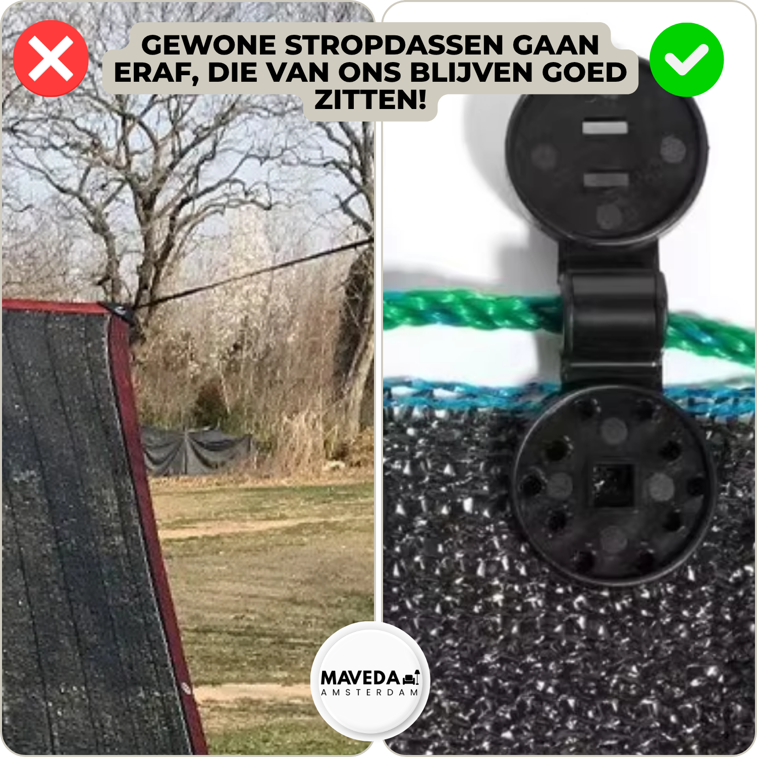 20+20 GRATIS | ShadeClips - De eenvoudige oplossing voor het veilig bevestigen van schaduwnetten