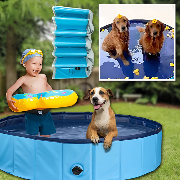 FoldiPool - De opvouwbare zwembadoase voor huisdieren & kinderen!