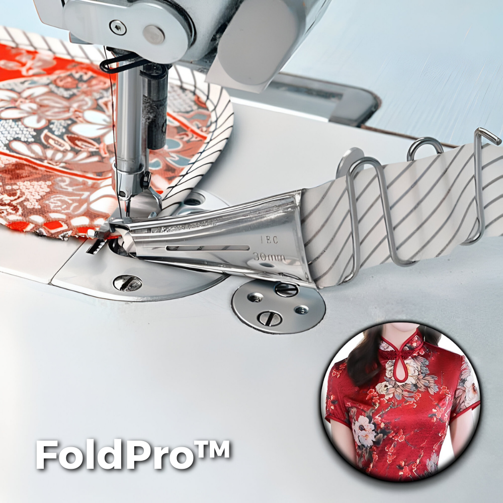 1+1 GRATIS | FoldPro™ - Naaimachine inbinden gebogen rand vouwmachine [Laatste dag korting]