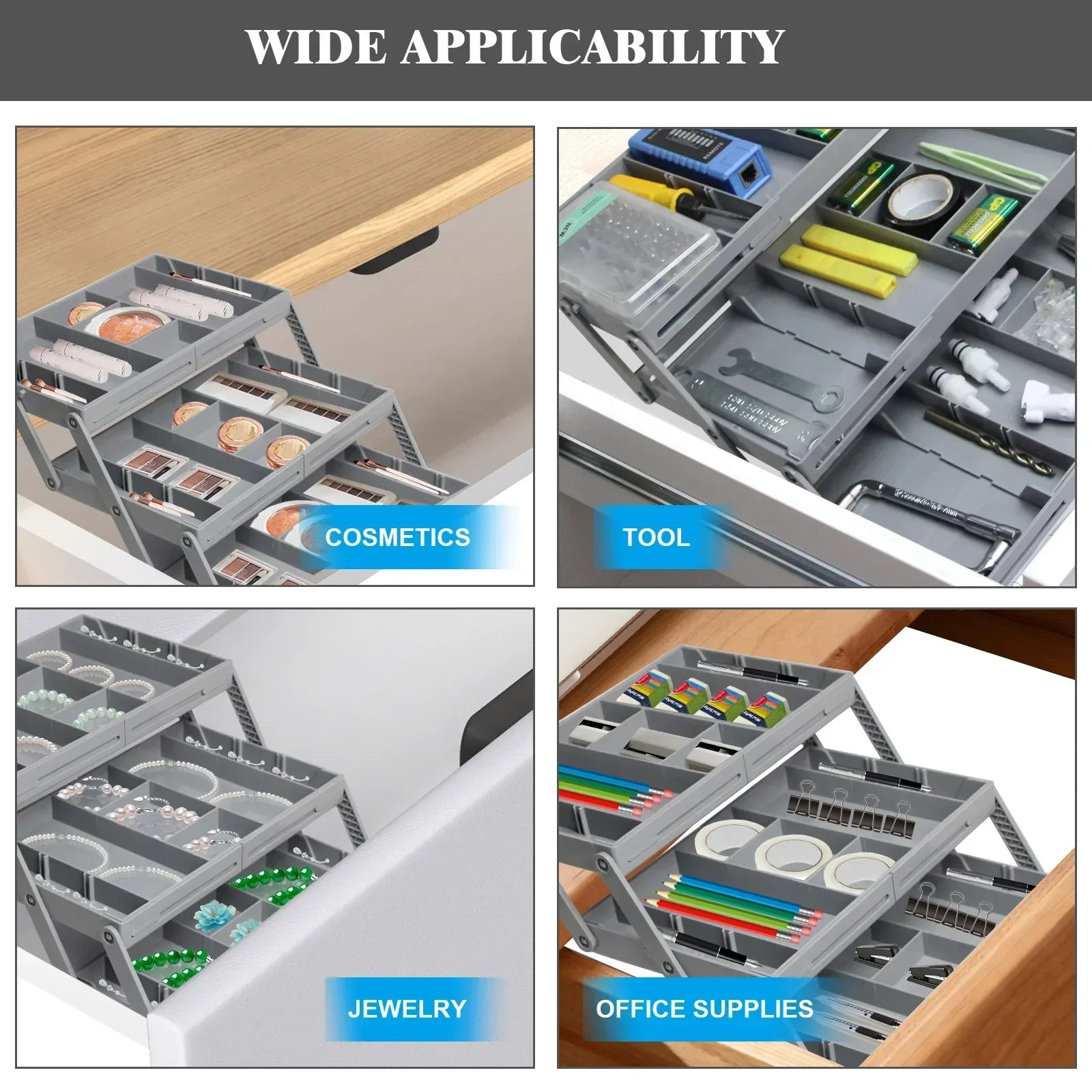 ExpandDrawer™ - Uitbreidbare slimme lade-indeling [Laatste dag korting]