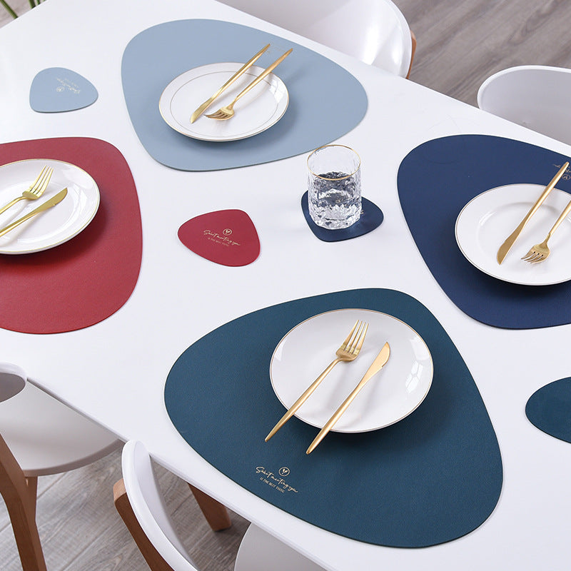 50% KORTING | PrestigeMat - Elegante set van PU leren placemats en onderzetters [Laatste dag korting]