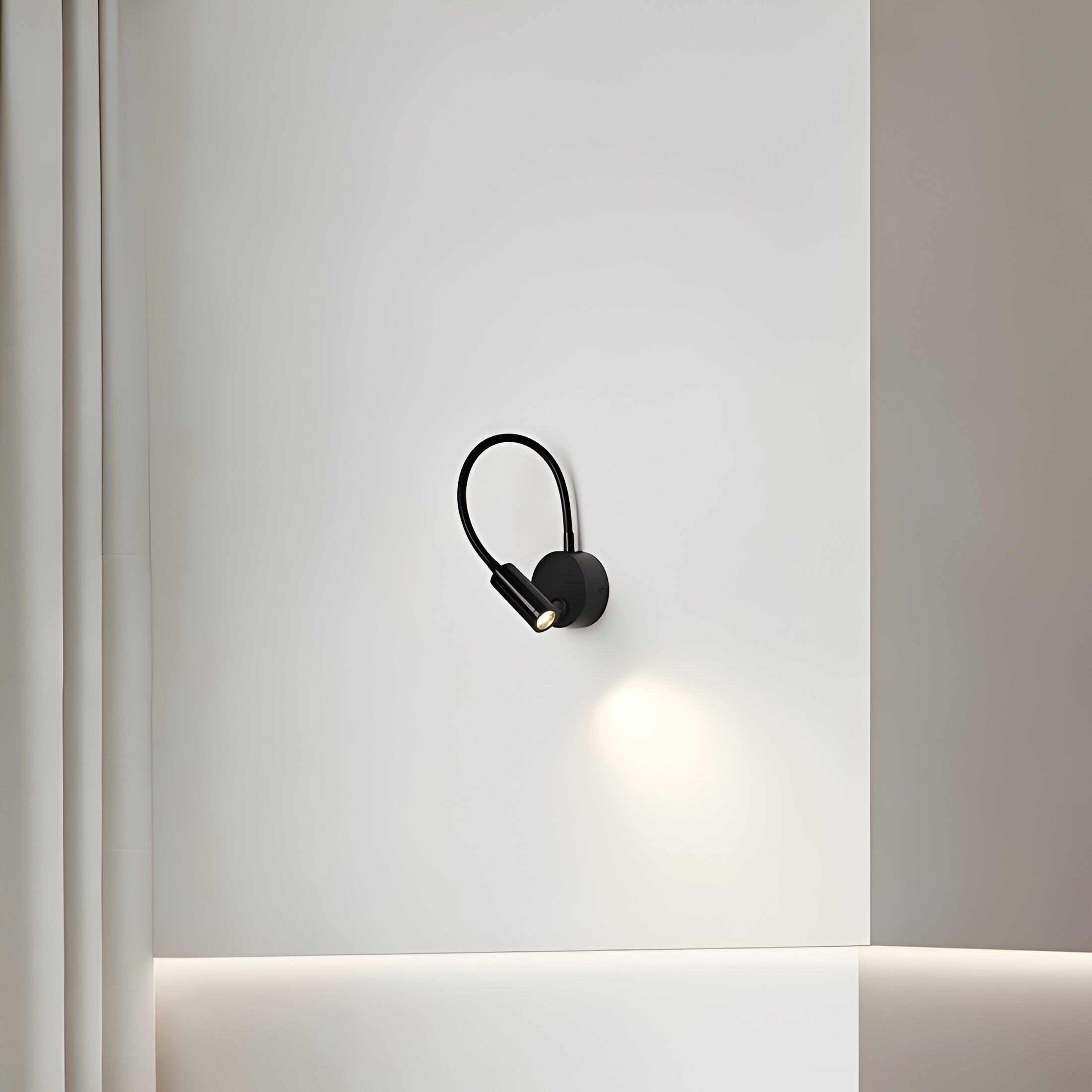 FlexiGlow - Stijlvol LED-bedlampje met flexibele zwanenhals