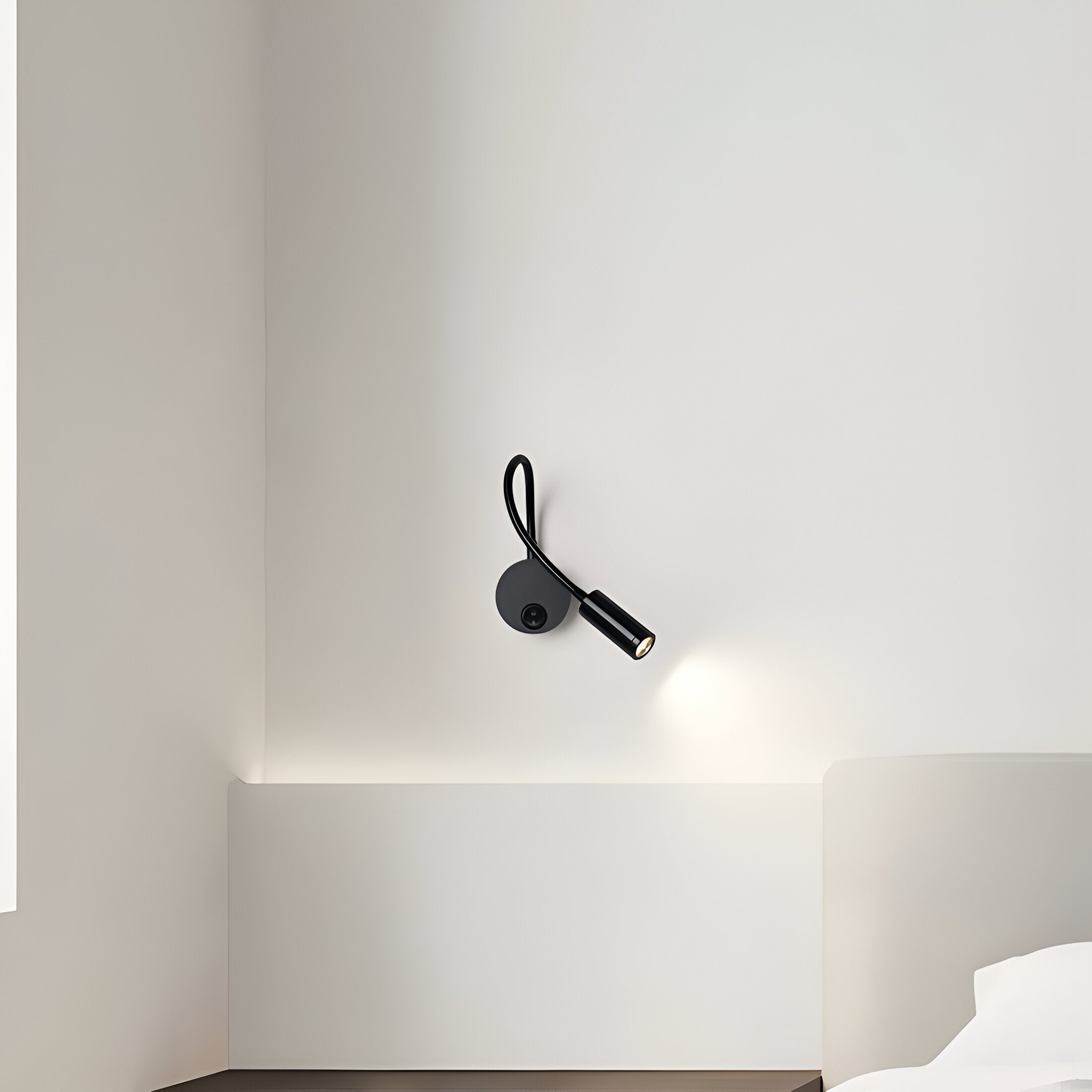 FlexiGlow - Stijlvol LED-bedlampje met flexibele zwanenhals