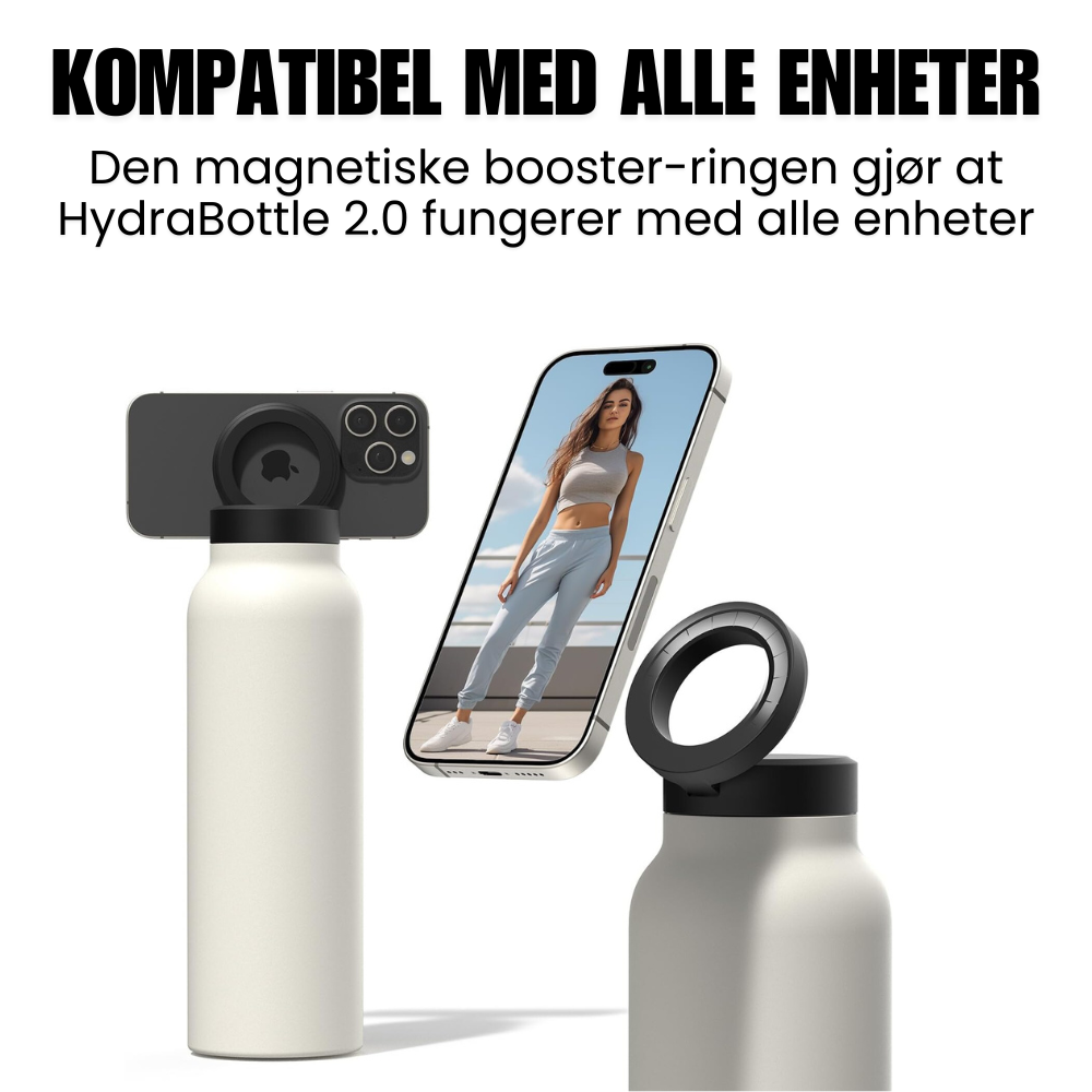 HydraGrip fles - Drinken, vasthouden, handsfree genieten!