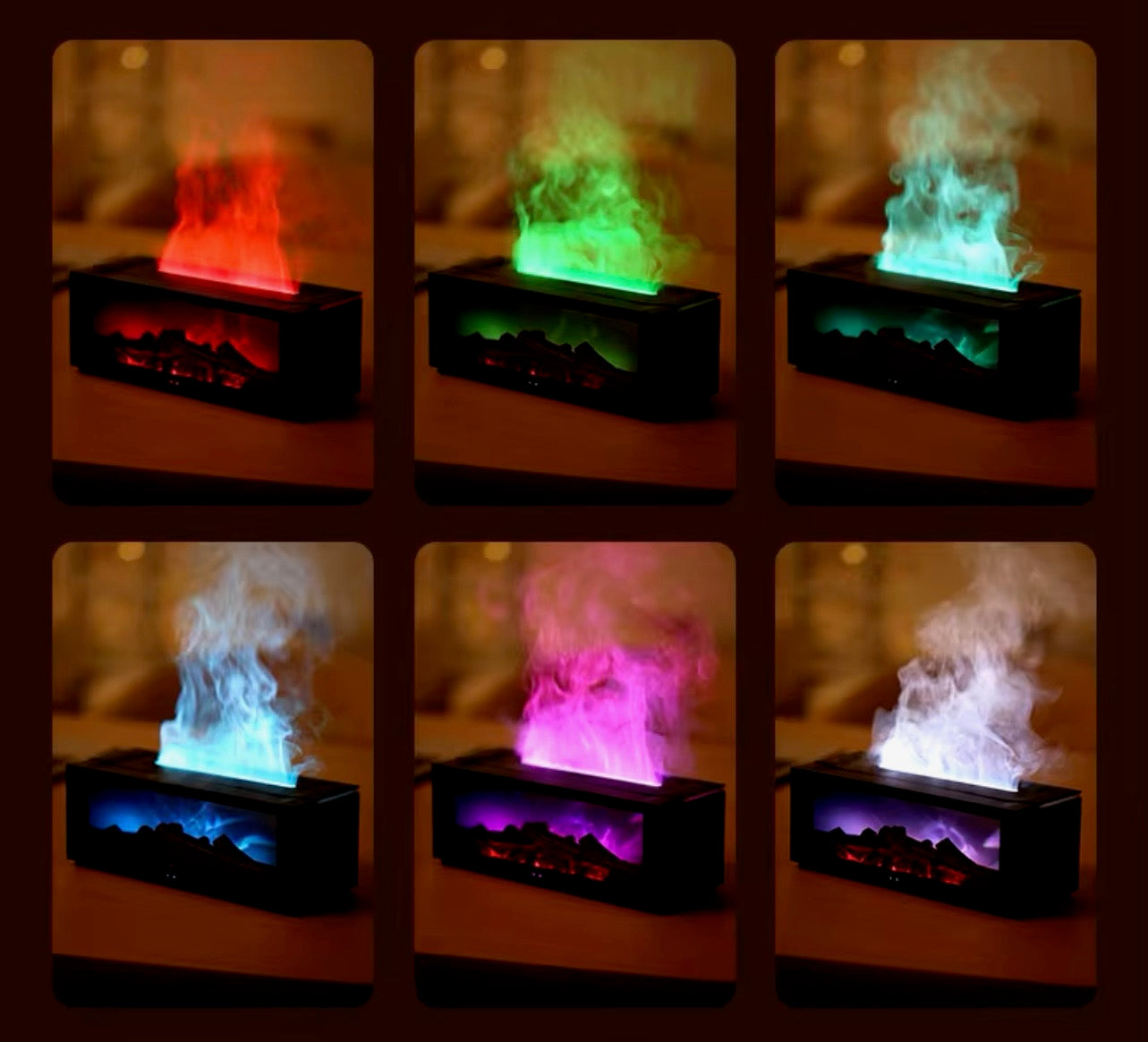 CalmGlow - Voel de warmte en rust van een gloeiende open haard diffuser [Laatste dag korting]