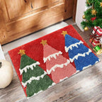 Kerstdeurmat met sfeervol motief voor de feestdagen