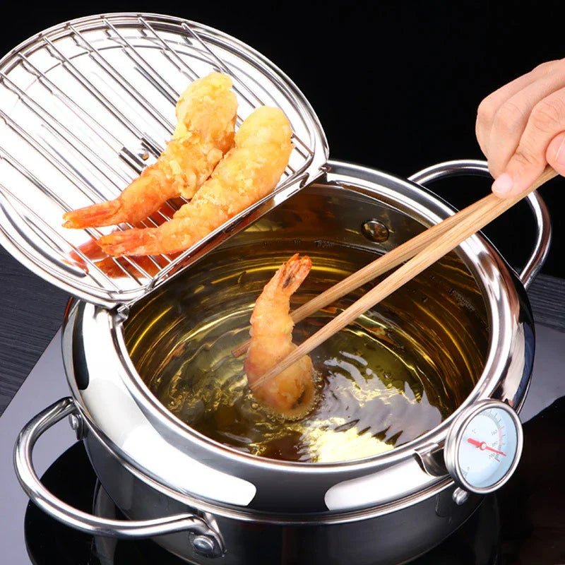 TempuraElite™ - Perfecte tempura friteuse met thermometer [Laatste dag korting]