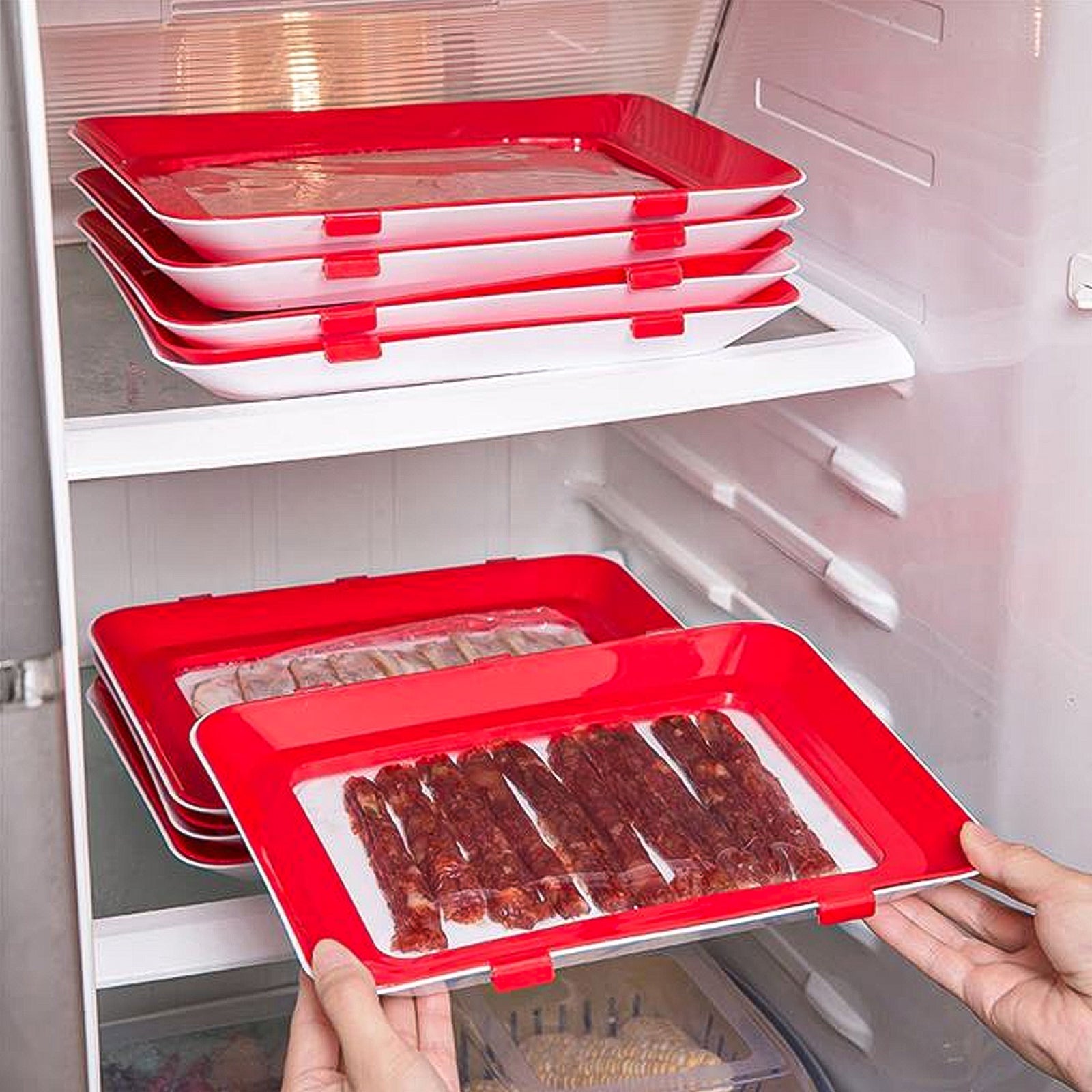 2+1 GRATIS | SealTray - Creatieve schaal voor het bewaren van voedsel