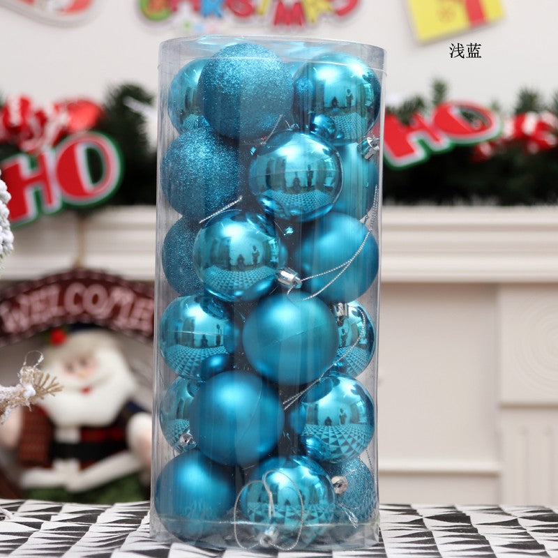Kerstballenset | Mix van structuren | Voor kerstboom en krans