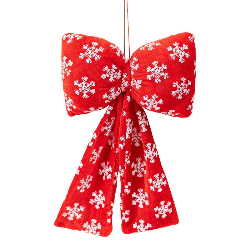 Feestelijke strik als sfeervolle kerstdecoratie