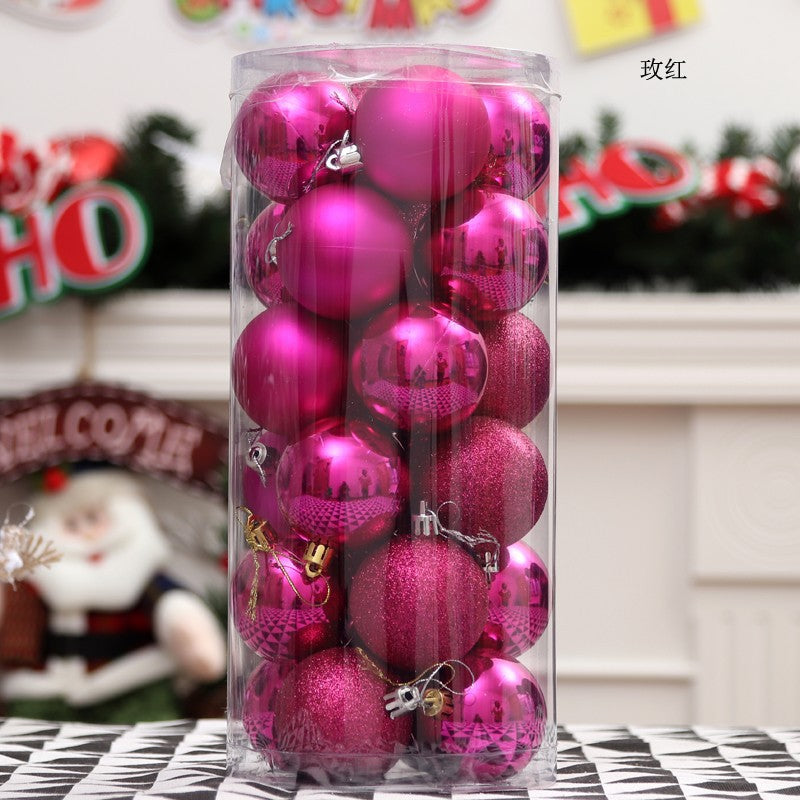 Kerstballenset | Mix van structuren | Voor kerstboom en krans