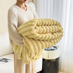 Ruime pluche deken voor extra warmte en comfort