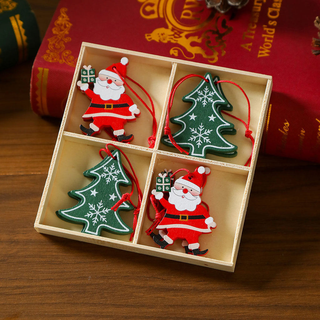 Kerstboomornamenten | Boomvormig ontwerp | Met ophangkoord