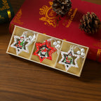 Kerstboomornamenten | Boomvormig ontwerp | Met ophangkoord