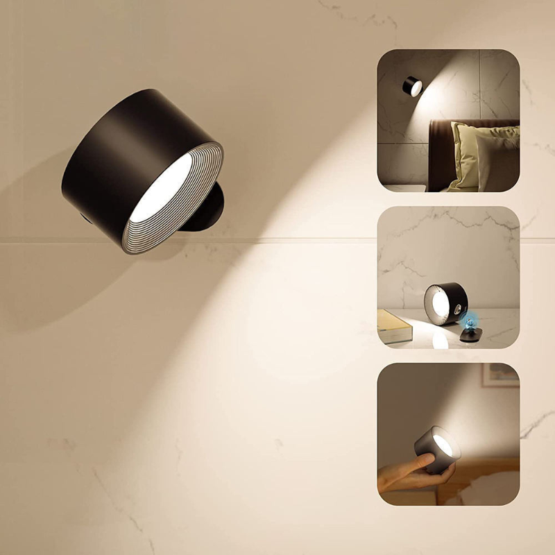 1+1 GRATIS | LumiPod - Draaibare draadloze LED-wandlamp