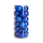 Set kerstballen voor een stijlvolle feestdagenversiering