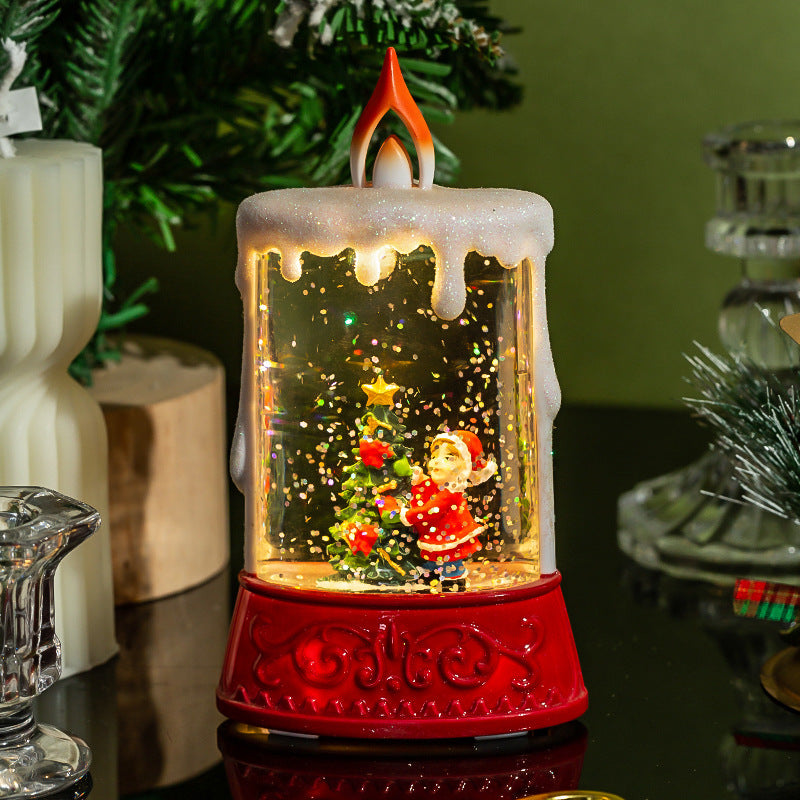 Decoratieve lantaarn met verlichting voor een warme kerstsfeer