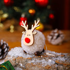 Rendierdecoratie voor een feestelijke winterse sfeer