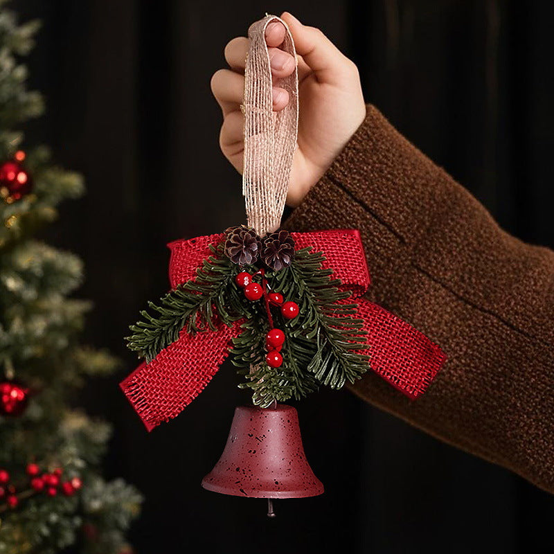 Kerstbel | Dennenappeldecoratie | Hangende kerstversiering