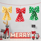 Feeststrik van stof voor decoratieve ophanging
