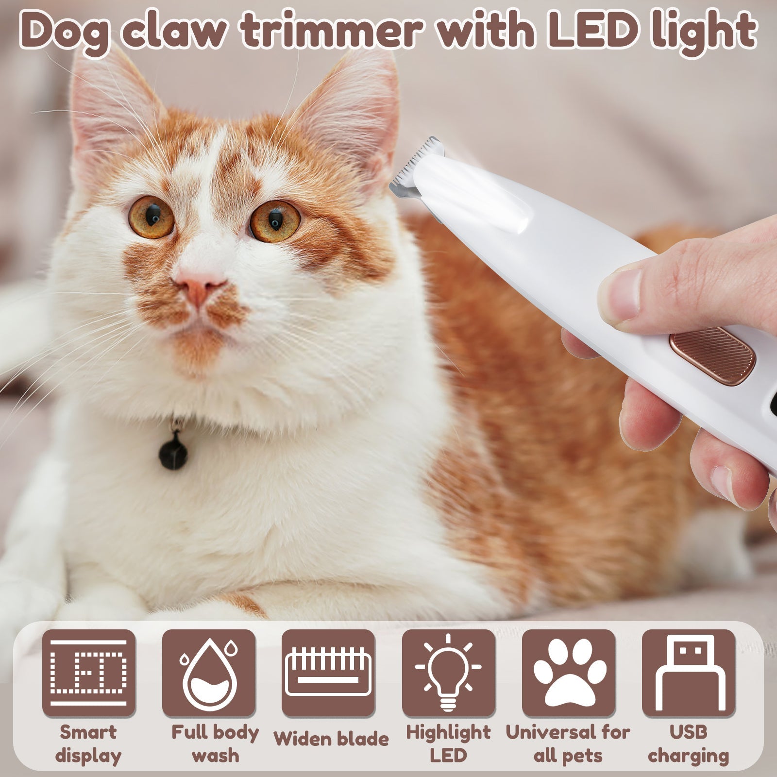 1+1 GRATIS | CleanPaws - LED Tondeuse Pro [Laatste dag korting]