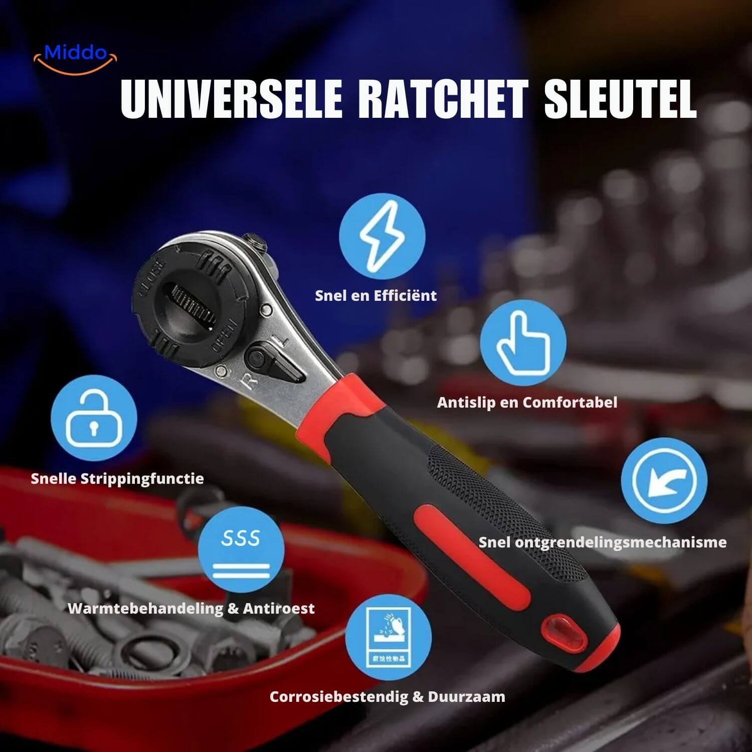 FixMate Pro - 6 gereedschappen, 1 handgreep, oneindig praktisch
