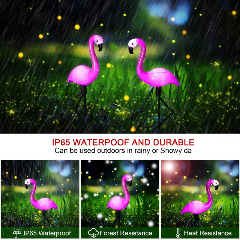 1+1 GRATIS | FlamLit - Flamingo Solar Light [Laatste dag korting]